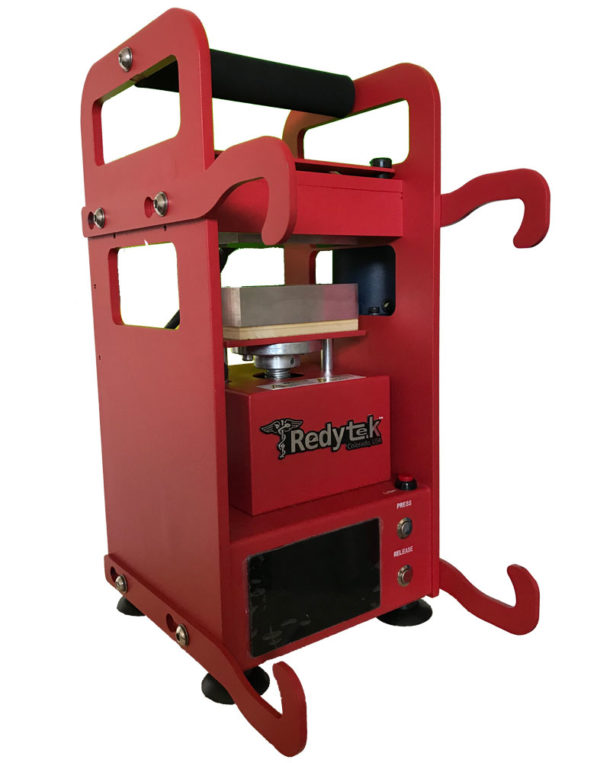 R2P-E 3-Ton Electric rosin press machine with flip-drip rosin technology. Solventless rosin oil extraction device