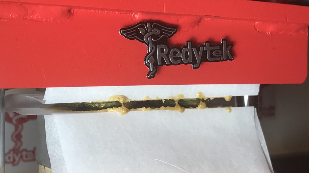 Completing another successful squish using Redytek rosin filter bags, no blow outs, highest yields